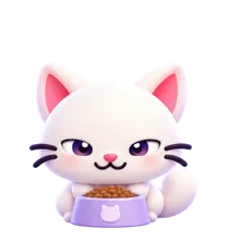 밥 먹는 고양이