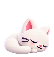 자는 고양이