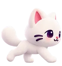 Chat qui marche